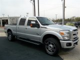 2013 Ford F250 Super Duty Platinum Crew Cab 4x4 Front 3/4 View