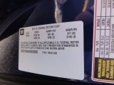 2004 Cadillac XLR Roadster Info Tag