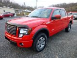Race Red Ford F150 in 2011