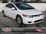 2007 Taffeta White Honda Civic EX Coupe #74307800