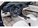 2012 BMW 3 Series 328i Convertible Cream Beige Interior