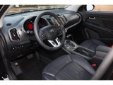 2012 Kia Sportage EX AWD Black Interior