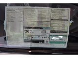 2013 BMW 6 Series 640i Coupe Window Sticker