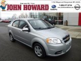 2010 Cosmic Silver Chevrolet Aveo LT Sedan #74308176