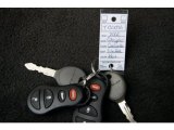 2002 Chrysler Concorde Limited Keys