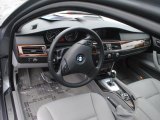 2010 BMW 5 Series 528i Sedan Gray Interior
