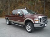 Royal Red Metallic Ford F250 Super Duty in 2010