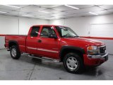2006 Fire Red GMC Sierra 1500 SLE Extended Cab 4x4 #74308120