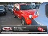 2005 Flame Red Jeep Liberty Limited 4x4 #74368621