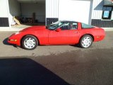1992 Bright Red Chevrolet Corvette Coupe #74369522