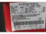 2006 F350 Super Duty Color Code for Red Clearcoat - Color Code: F1
