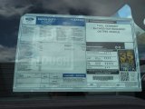 2013 Ford F250 Super Duty XLT Crew Cab 4x4 Window Sticker