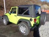 Gecko Green Jeep Wrangler in 2013