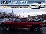 2003 Victory Red Chevrolet Silverado 1500 LS Extended Cab 4x4 #74369505