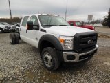 2013 Ford F550 Super Duty XL Crew Cab Chassis 4x4 Front 3/4 View