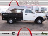 2012 Bright White Dodge Ram 3500 HD ST Regular Cab Dually Stake Truck #74368685