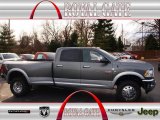 2012 Mineral Gray Pearl Dodge Ram 3500 HD Laramie Crew Cab 4x4 Dually #74368684
