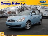 2007 Ice Blue Hyundai Accent GLS Sedan #74368954