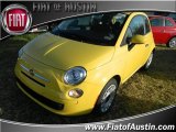 2013 Giallo (Yellow) Fiat 500 Pop #74369460