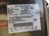 2005 F250 Super Duty Color Code for Dark Stone Metallic - Color Code: T7