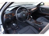2009 BMW 3 Series 328xi Sedan Black Interior