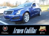 2013 Opulent Blue Metallic Cadillac ATS 2.0L Turbo AWD #74433626
