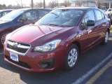 2013 Camellia Red Pearl Subaru Impreza 2.0i 4 Door #74433710