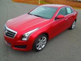 2013 Crystal Red Tintcoat Cadillac ATS 2.5L Luxury #74434328