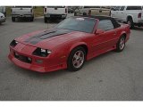 1991 Bright Red Chevrolet Camaro Z28 Convertible #74434326