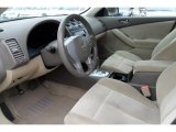 2007 Nissan Altima 2.5 S Blond Interior