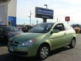 2008 Apple Green Hyundai Accent GS Coupe #74490246