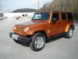 2011 Jeep Wrangler Unlimited Sahara 4x4 Front 3/4 View