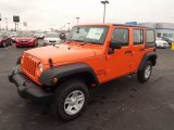 2013 Jeep Wrangler Unlimited Sport 4x4 Right Hand Drive Front 3/4 View