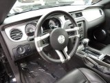 2011 Ford Mustang V6 Premium Coupe Charcoal Black Interior