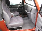 1998 Jeep Wrangler SE 4x4 Mist Grey Interior