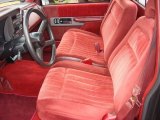 1990 Chevrolet C/K C1500 454 SS Red Interior