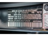 2013 CLS Color Code for Steel Grey Metallic - Color Code: 755