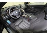 2013 BMW 6 Series 640i Convertible Black Interior