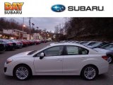2013 Satin White Pearl Subaru Impreza 2.0i Premium 4 Door #74543780