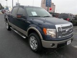 2010 Dark Blue Pearl Metallic Ford F150 Lariat SuperCrew 4x4 #74543737