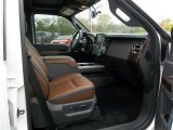 2013 Ford F250 Super Duty Platinum Crew Cab 4x4 Platinum Pecan Leather Interior