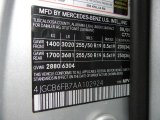 2010 R Color Code for Iridium Silver Metallic - Color Code: 775