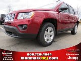 2013 Deep Cherry Red Crystal Pearl Jeep Compass Sport #74572591