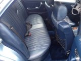 1985 Mercedes-Benz E Class 300 D Sedan Rear Seat