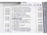 2005 Mitsubishi Montero Limited 4x4 Window Sticker