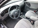 2005 Hyundai Elantra GLS Sedan Gray Interior