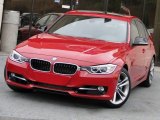 Crimson Red BMW 3 Series in 2012