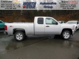 2013 Silver Ice Metallic Chevrolet Silverado 1500 LT Extended Cab 4x4 #74572622