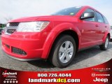2013 Bright Red Dodge Journey American Value Package #74624550