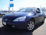 2004 Eternal Blue Pearl Honda Accord EX V6 Sedan #7430543